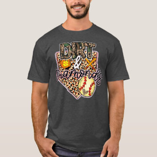 Camisa E Diamantes Mãe De Sofball E Basebal