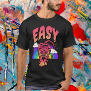 Camisa EASY Tiger Retro Rainbow – Feroz e Divertid