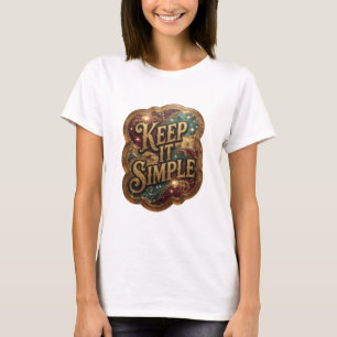 Camisa Edgy Gold MANTENHA SIMPLES Design