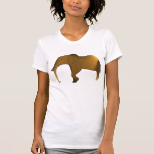 Camisa Elefante das Mulheres Modernas