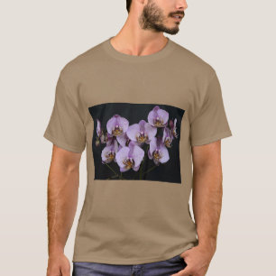 Camisa Elegante Flor de Orquídea