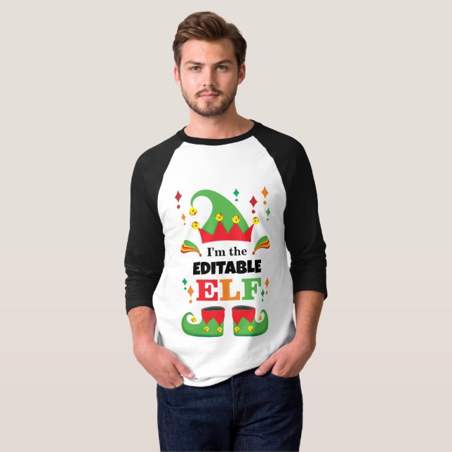 Camisa Elf Personalizada: Presente de Natal Person (Frente Completa)