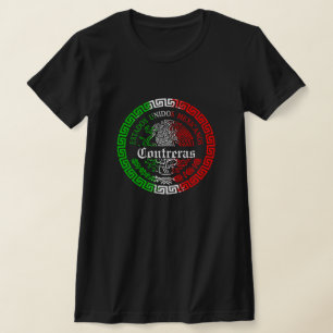 Camisa emblema do Sobrenome Contreras México