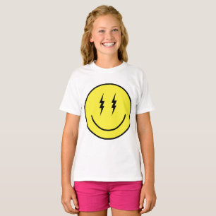 Camisa Emoji Olhos de Raio Amarelo Emoticon