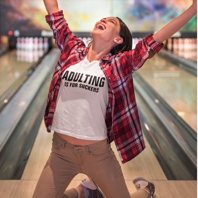 Camisa Engraçada Adulta Cotação Personalizável (Criador carregado)