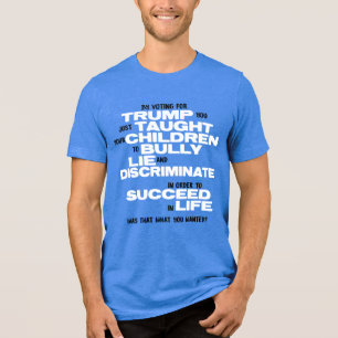 Camisa engraçada anti-Trump para humor político li
