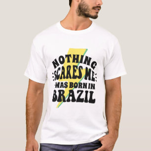 Camisa Engraçada Brasil Frase brasileira