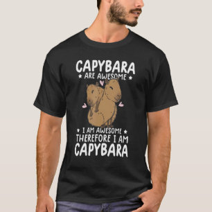 camisa engraçada capybara amante de os animais gir