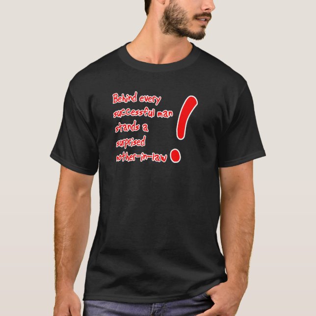 Camisa engraçada com humor para sogra surpresa (Frente)