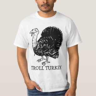 Camisa engraçada da acção de graças de Turquia