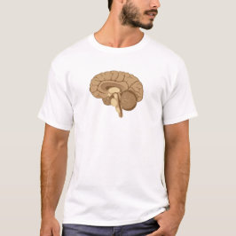 Camisa engraçada da anatomia do cérebro humano