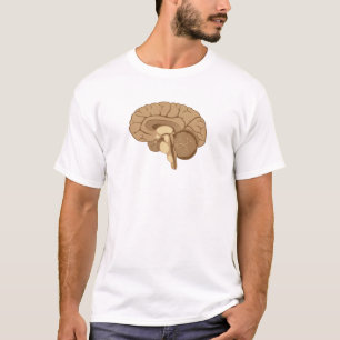 Camisa engraçada da anatomia do cérebro humano