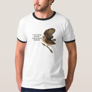 Camisa engraçada da Coruja-das-torres
