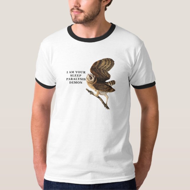 Camisa engraçada da Coruja-das-torres  (Frente)
