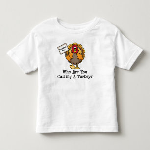 Camisa engraçada da criança T de Turquia da acç