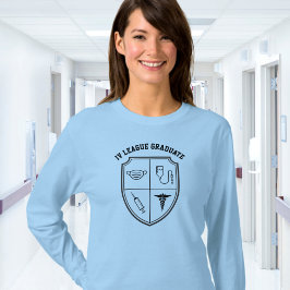 Camisa engraçada da enfermeira Liga I.V.