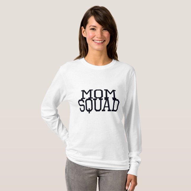 Camisa engraçada da mulher do pelotão da mamã (Frente Completa)