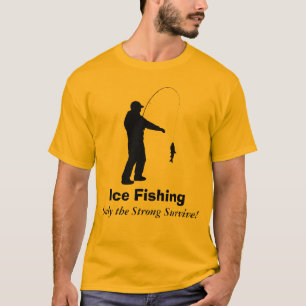 Camisa engraçada da pesca do gelo