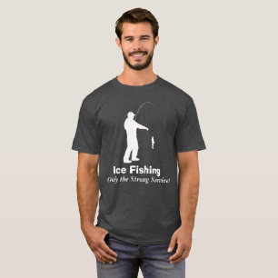 Camisa engraçada da pesca do gelo