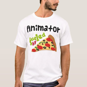 Camisa (engraçada) da pizza T do animador