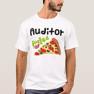 Camisa (engraçada) da pizza T do auditor