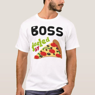 Camisa (engraçada) da pizza T do chefe
