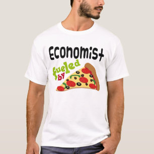 Camisa (engraçada) da pizza T do economista