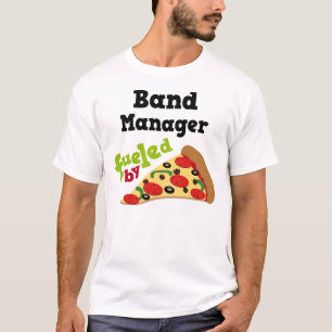 Camisa (engraçada) da pizza T do gerente da banda