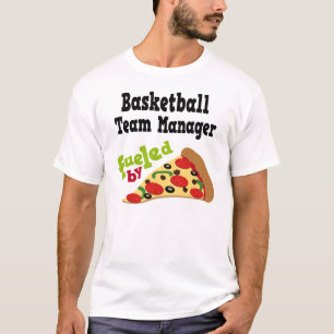 Camisa (engraçada) da pizza T do gerente de equipa