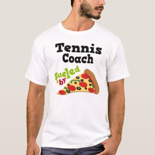 Camisa (engraçada) da pizza T do treinador de