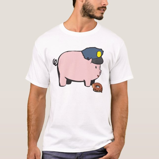 Camisa engraçada da polícia - camisa engraçada da (Frente)
