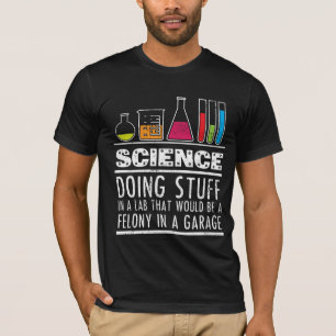 Camisa engraçada da química T da ciência para n