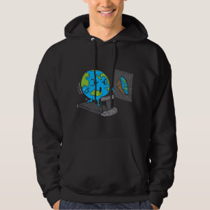 Camisa engraçada da teoria da conspiração da Terra