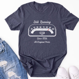Camisa engraçada de 90 anos para amantes de carros