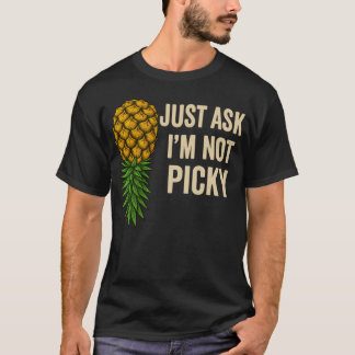 Camisa engraçada de abacaxi de cabeça para baixo S