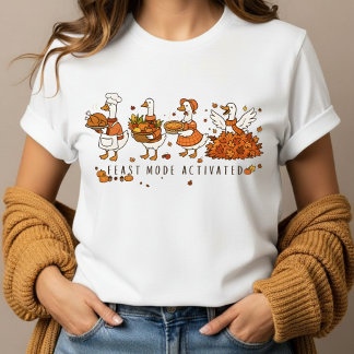 Camisa engraçada de Ação de Graças de outono para