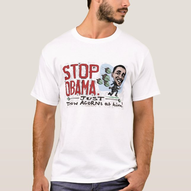 Camisa engraçada de Anti-Obama da BOLOTA (Frente)