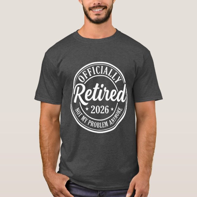 Camisa engraçada de aposentadoria oficialmente apo (Frente)