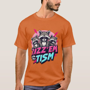 Camisa engraçada de autismo Rizz Em Com heísmo Mem