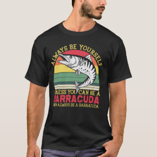 Camisa engraçada de Barracuda para homens e mulher