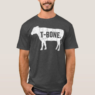 Camisa Engraçada De Cabeça De CHURRASCO T-Bone