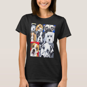 Camisa engraçada de cachorro Husky Beagle Pug Dogg