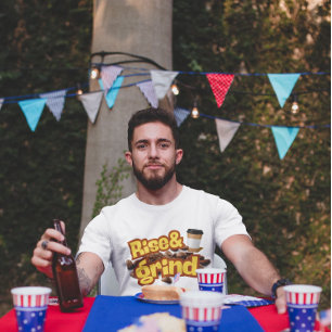 Camisa Engraçada De Café   Estilo de Humor Diário