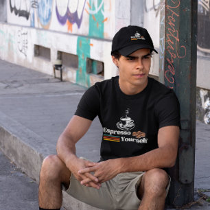 Camisa Engraçada De Café   Estilo de Humor Diário