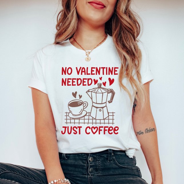 Camisa engraçada de café para o Dia dos Namorados  (Criador carregado)