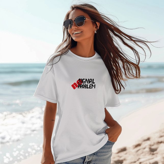 Camisa engraçada de caminhada Sem sinal Sem proble (Criador carregado)