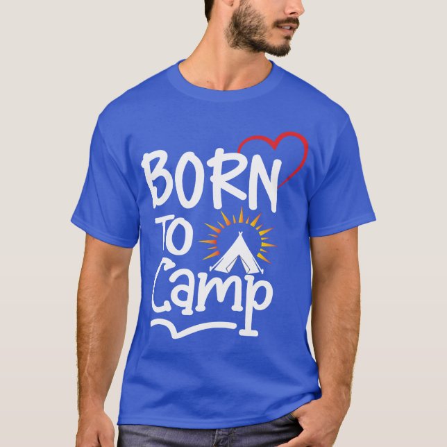 Camisa engraçada de camping camiseta engraçada de  (Frente)