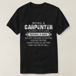 Camisa Engraçada De Carpinteiro, Ser Um Carpinteir