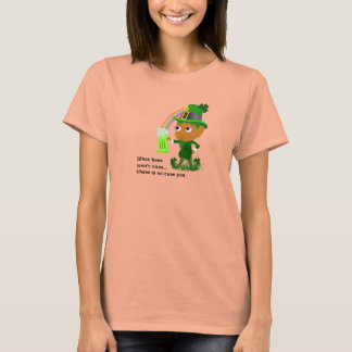 Camisa Engraçada De Cerveja Leprechaun