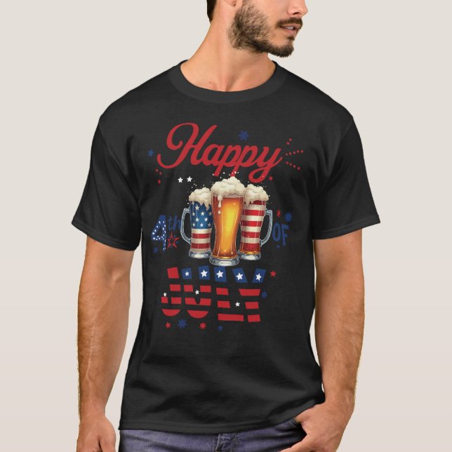 Camisa engraçada de cerveja para 4 de julho – Vibr (Frente)